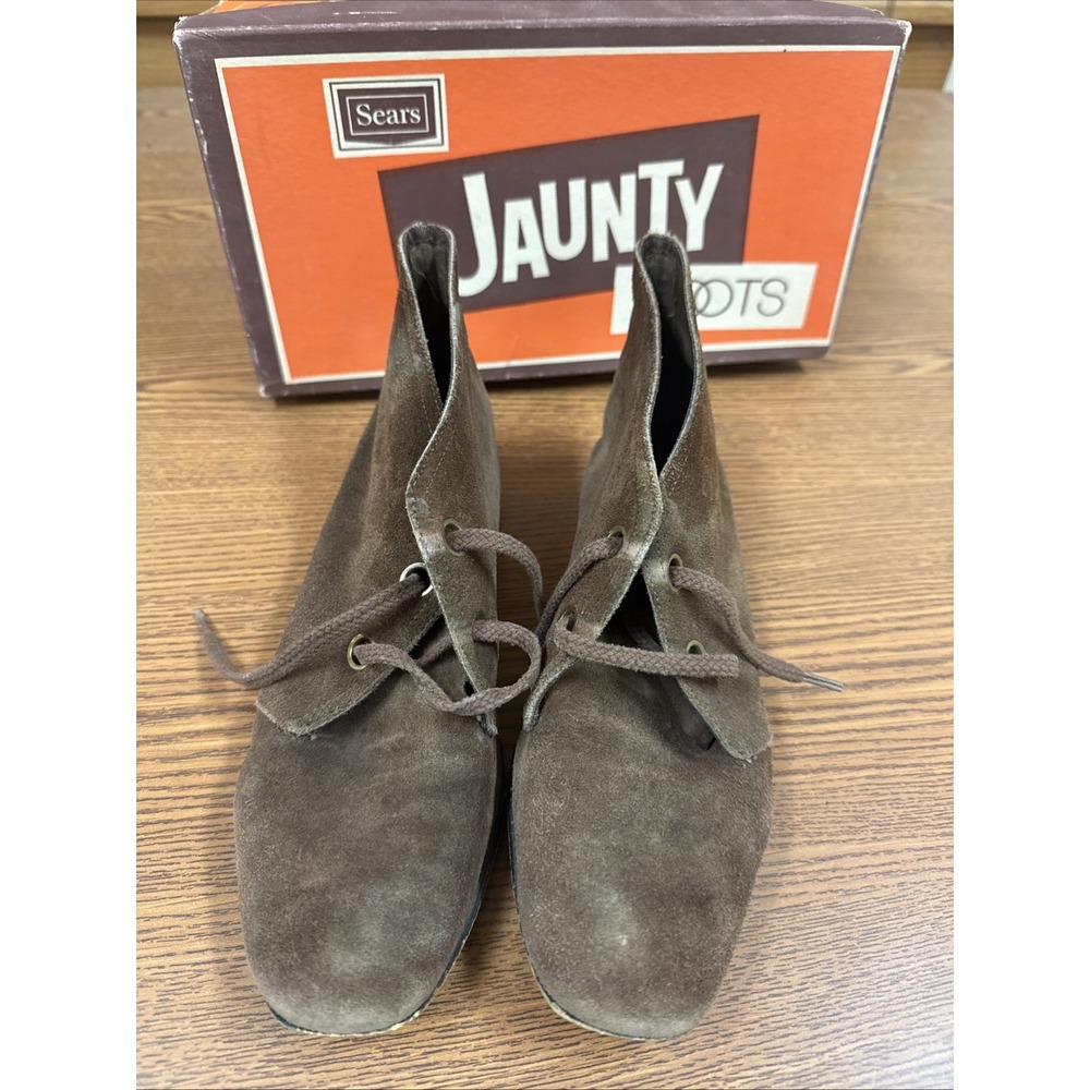 VTG Sears Jaunty Boots 7.5B